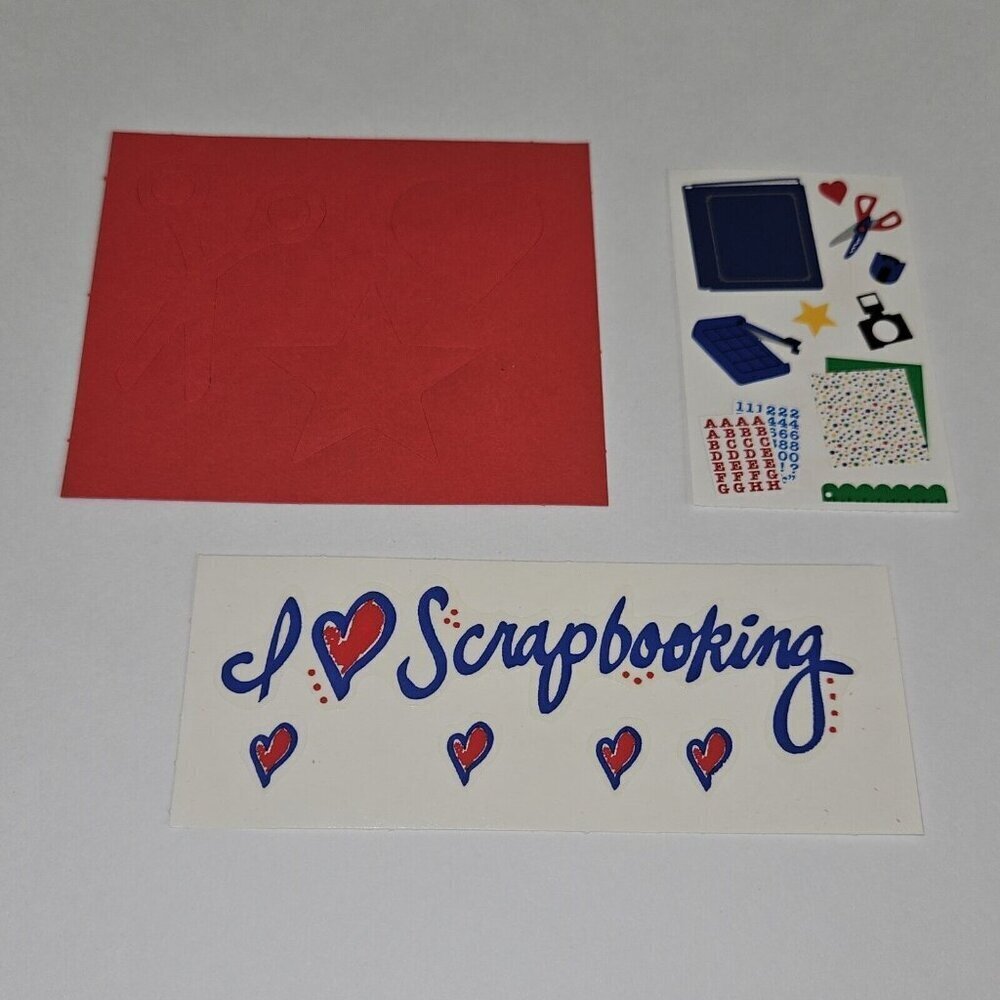 VTG Creative Memories Hostess Gift Scrapbooking Stickers Die Cut 1999 NEVER USED
